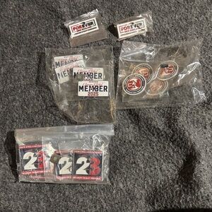 New England Patriots Member Pins and Badges